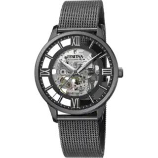 MONTRE FESTINA F20535/1 NOIR, BRACELET ACIER INOXYDABLE, HOMME