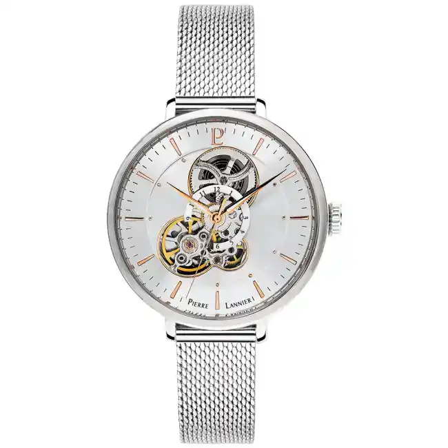 Montre Femme MELODIE cadran argenté bracelet acier milanais argenté 348A621