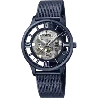 MONTRE FESTINA F20574/1 BLEU, BRACELET ACIER INOXYDABLE, HOMME