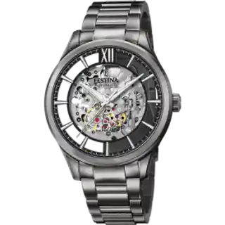 MONTRE FESTINA F20632/1 NOIR, BRACELET EN ACIER INOXYDABLE 316L, HOMME