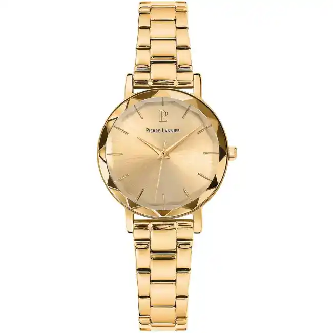 Montre Femme MULTIPLES cadran doré bracelet acier doré 012P542