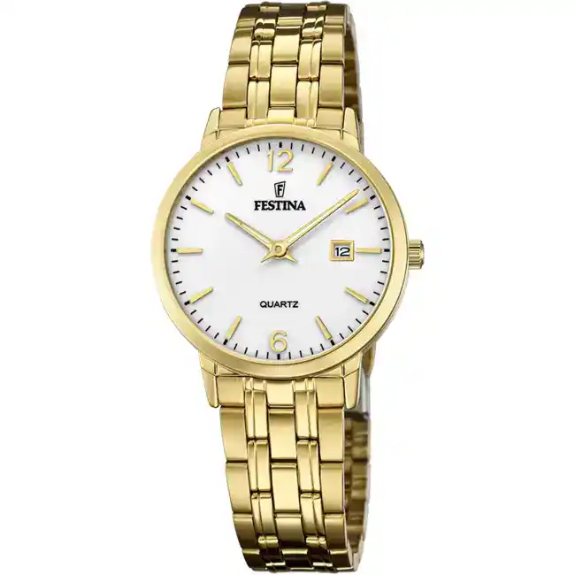 Montre Femme CLASSICS bracelet acier inoxydable doré F20514/2